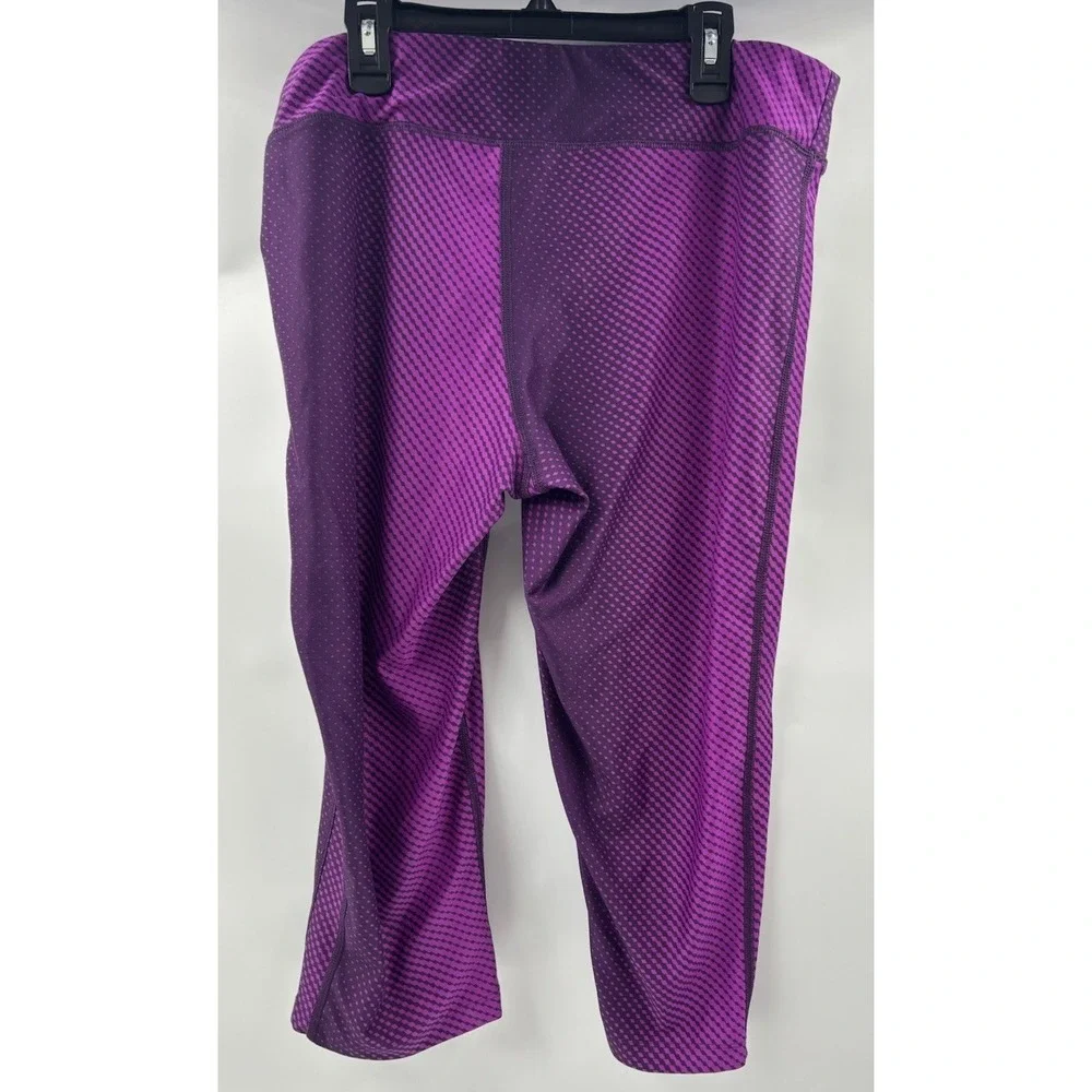 The North Face Women's XL Polyester‎ Purple Graphic Cropped Leggings - Picture 5 of 5